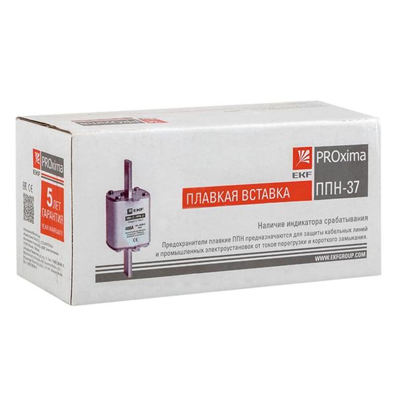 Плавкая вставка ППН-37 400/100А габарит 2 | fus-37/400/100 | EKF