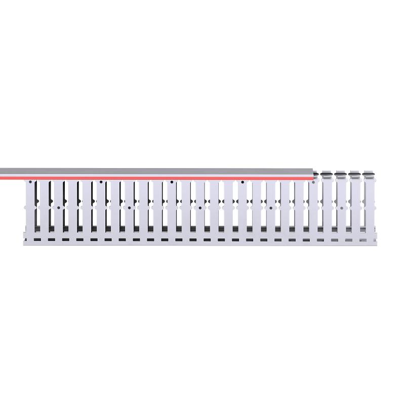 Короб перфорированный, серый RL12 60x100 (ШхВ) зуб - 12мм, паз -8мм  | 00162RL |  DKC