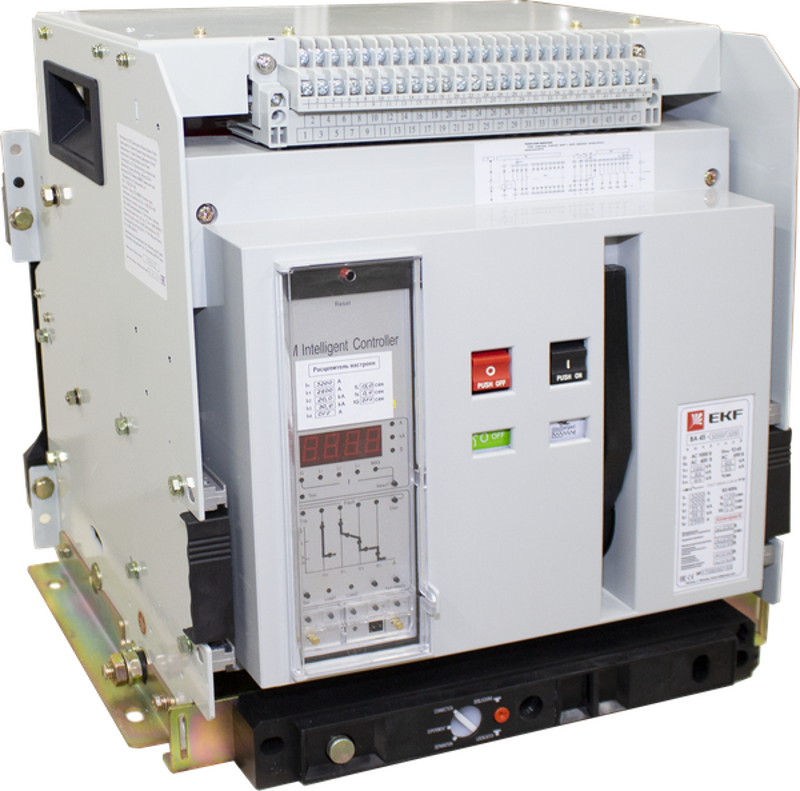 ВА-45 2000/1600А 3P+N 50кА выкатной+положение АВ | mccb45-2000-1600vc-3PN | EKF