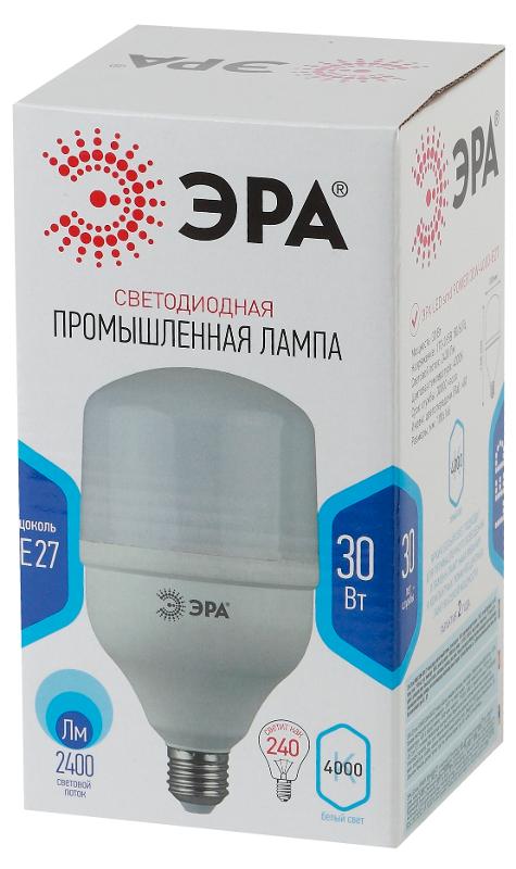Лампа светодиодная LED 30Вт Е27 220В 4000К smd POWER | Б0027003 | ЭРА
