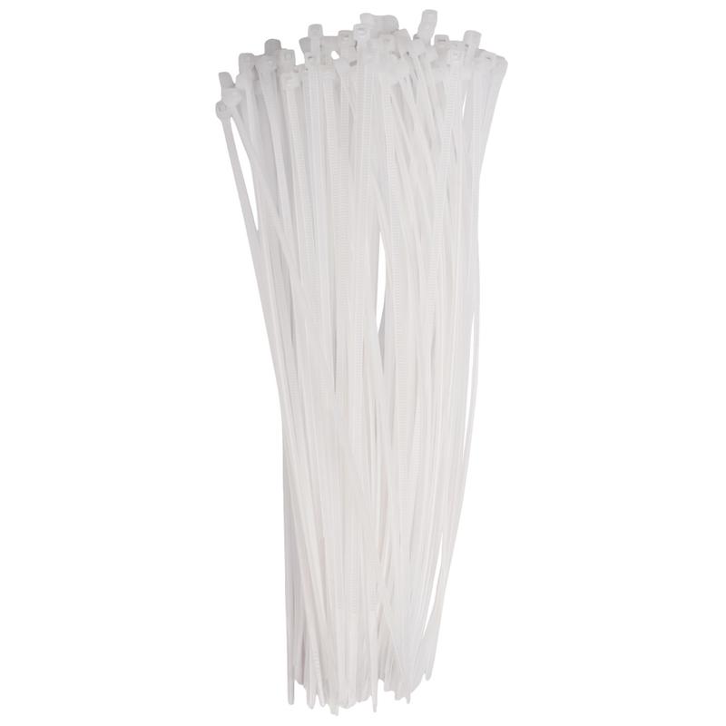 Хомут кабельный PCT 2.5х200-100WH 2.5х200 PA6.6 бел.(уп.100шт) JazzWay 5053618