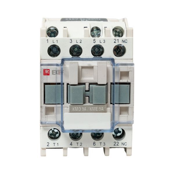 Контактор КМЭ 9А кат. 220В AC 1НЗ EKF ctr-s-9-220-nc