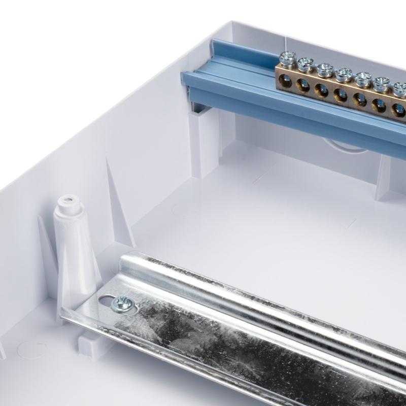 Бокс модульный накладной PDB/W 1015 WH (ЩРН-П-15) IP41 пластик. Pro JazzWay 5071711