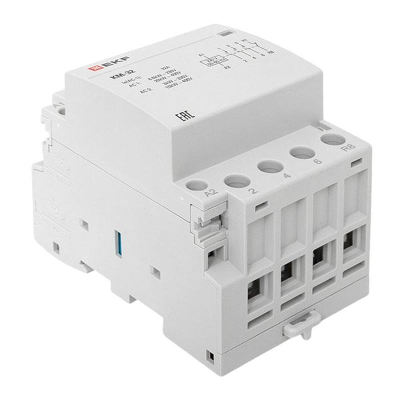 Контактор модульный КМ 32А 3NО+NC (3 мод.) EKF PROxima | km-3-32-31 | EKF