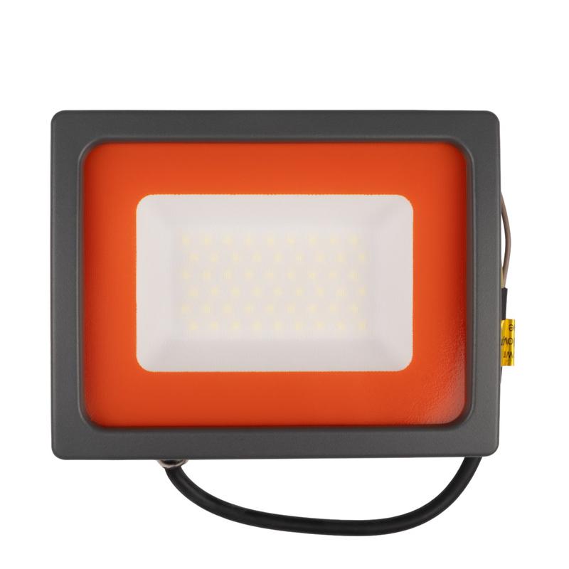 Прожектор светодиодный PFL-SC 50Вт 6500К IP65 190-260В ДО закален. матов. стекло JazzWay 5001435