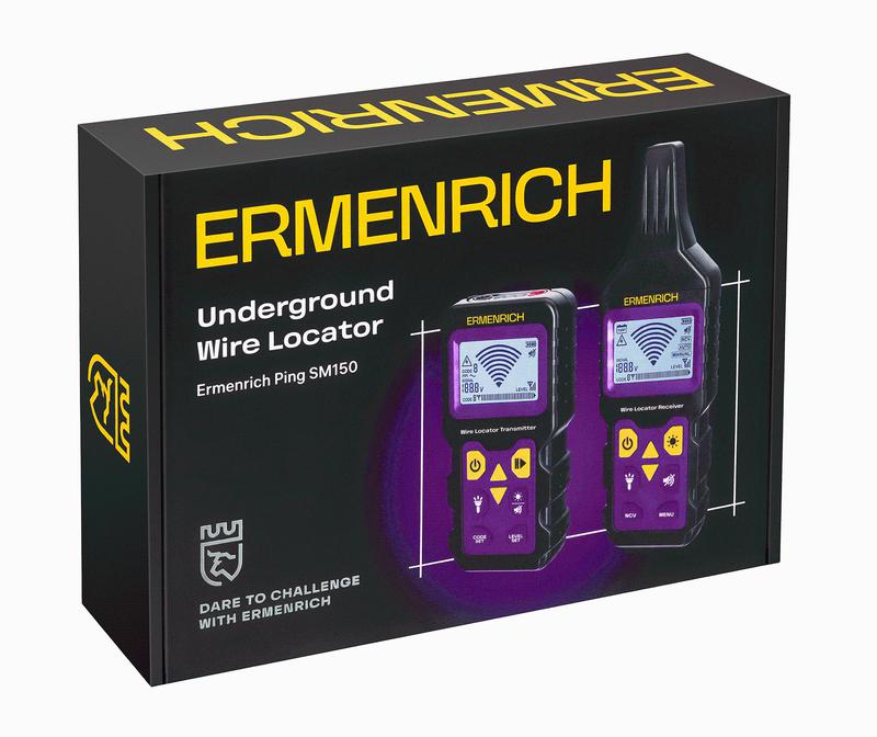 Детектор подземных проводов Ping SM150 фиолет. Ermenrich 84550