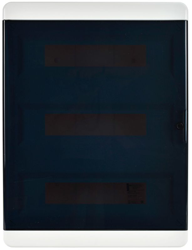 Корпус ЩРН-П-54 TEKFOR IP41 черн. прозр. дверь пластик. IEK TF5-KP12-N-54-41-K01-K03