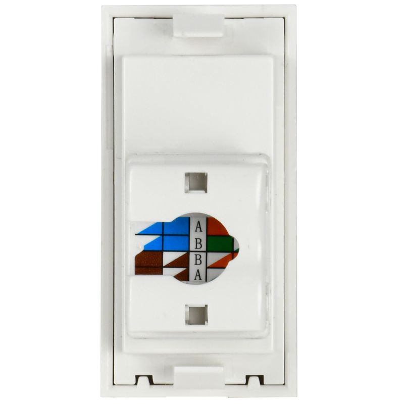 Розетка компьютерная 1-м 1мод. RJ45 кат.5E UTP механизм PRIMER IEK CKK-40D-RI1-K01