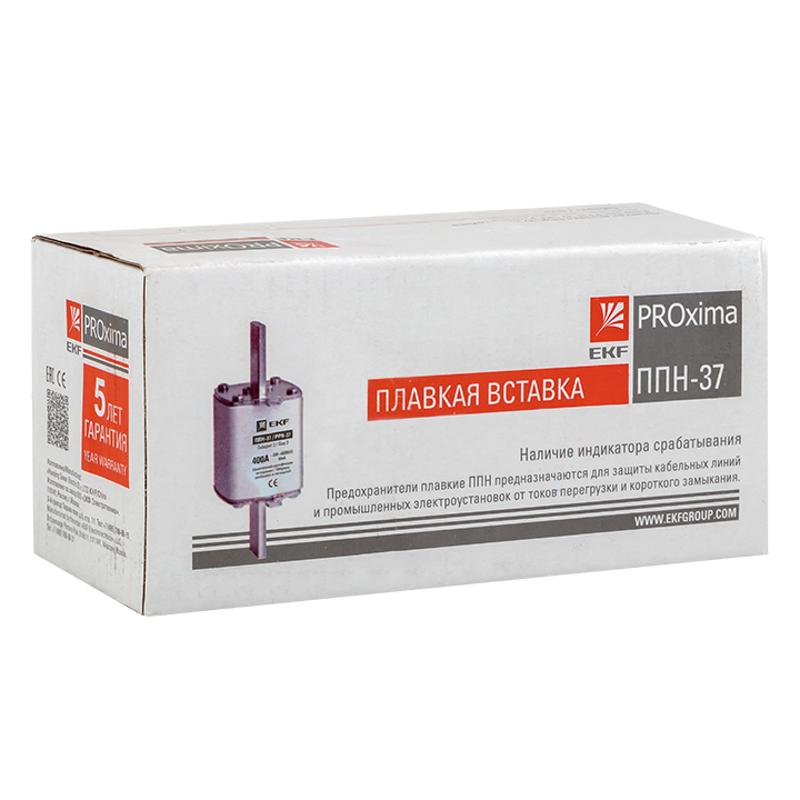 Плавкая вставка ППН-37 400/100А габарит 2 | fus-37/400/100 | EKF