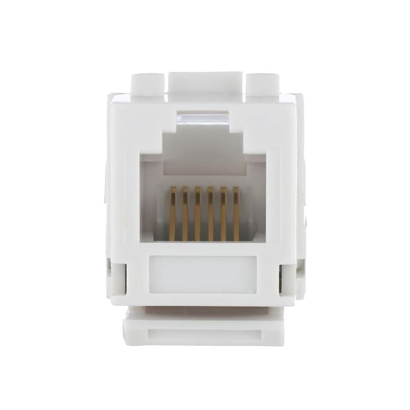 Механизм розетки компьютерной RJ-45, кат.5е, UTP модуль (8 контакта) LK45 | 856100 | Ecoplast
