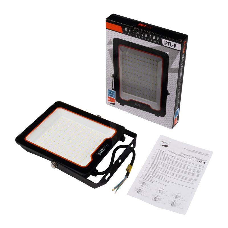 Прожектор светодиодный PFL-V 100Вт 6500К IP65 ДО Pro JazzWay 5039759