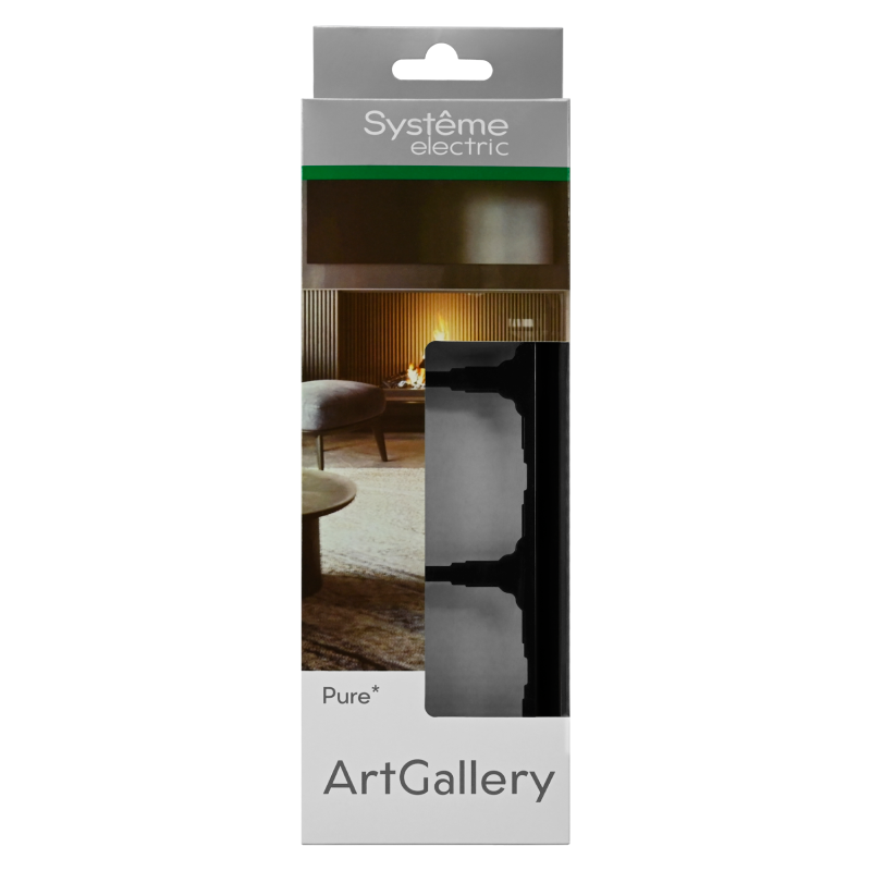 Рамка 3-м ArtGallery Pure органич. стекло черн. SE GAL321003
