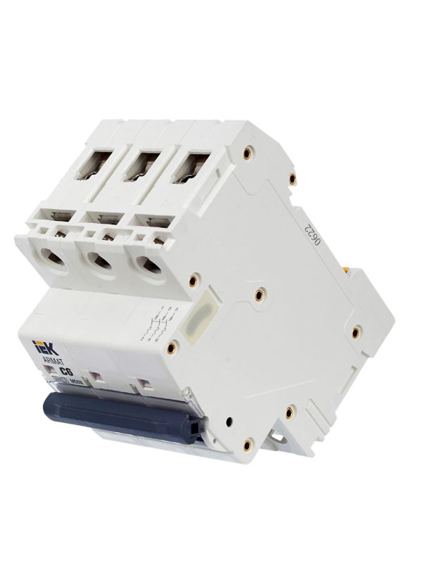 Выключатель автоматический модульный 3п C 6А M06N ARMAT IEK AR-M06N-3-C006