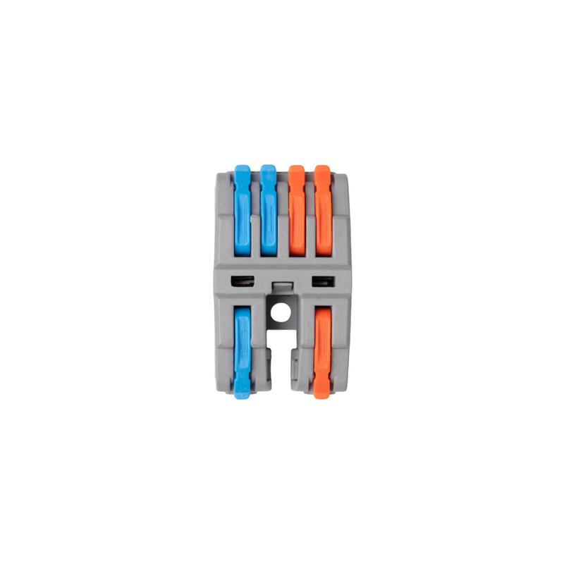 Клемма монтажная СМК PTC-2P 4224 BL/2 450В 32А 0.08-2.5(4.0)кв.мм JazzWay 5073760
