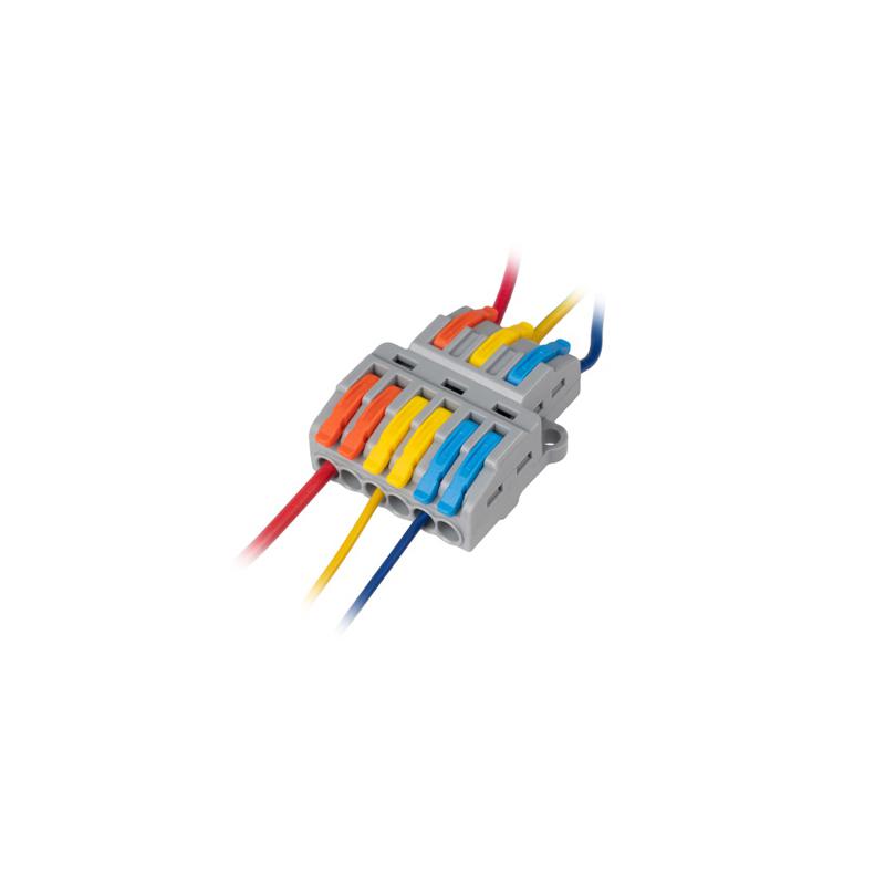 Клемма монтажная СМК PTC-3P 4236 BL/2 450В 32А 0.08-2.5(4.0)кв.мм JazzWay 5073807