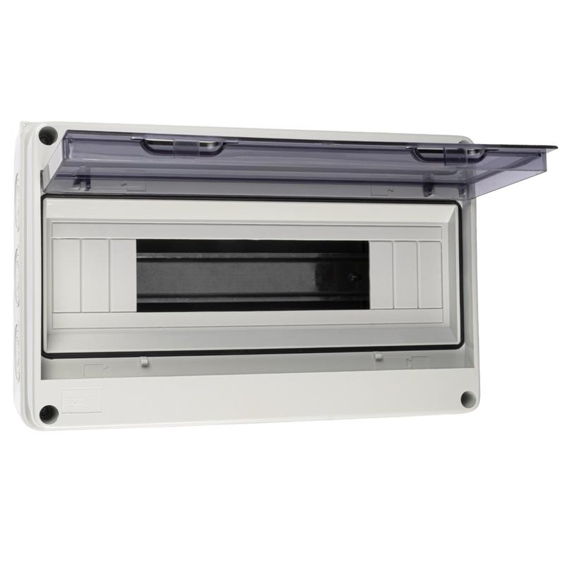 Бокс модульный накладной PDB/W 4015 GR (ЩРН-ПГ-15) IP65 пластик. Pro JazzWay 5072107