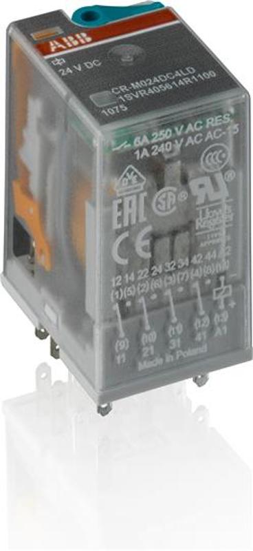 Реле CR-M024AC4 24B AC 4ПК (6A) | 1SVR405613R0000 | ABB
