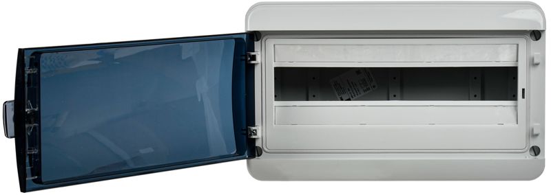 Корпус КМПн-18 TEKFOR IP65 черн. прозр. дверь пластик. IEK TF5-KP72-N-18-65-K03-K02