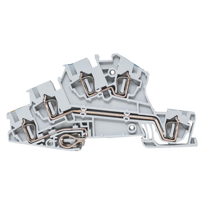 Колодка клеммная пружинная JXB-ST-2.5-NLPE 30A | plc-jxb-st-2.5-nlpe | EKF
