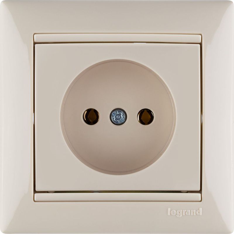 Розетка 1-м СП Valena 16А IP21 без заземл. на винтах механизм сл. кость IEK 774316