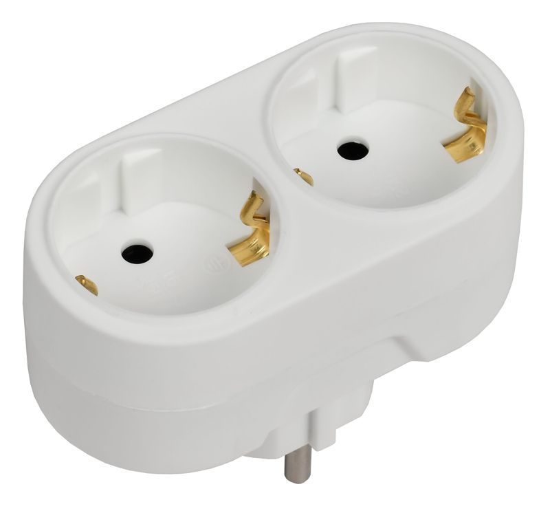 Разветвитель 2-м 16А IP20 Т-01/02 кругл. IEK WTP10-16-02