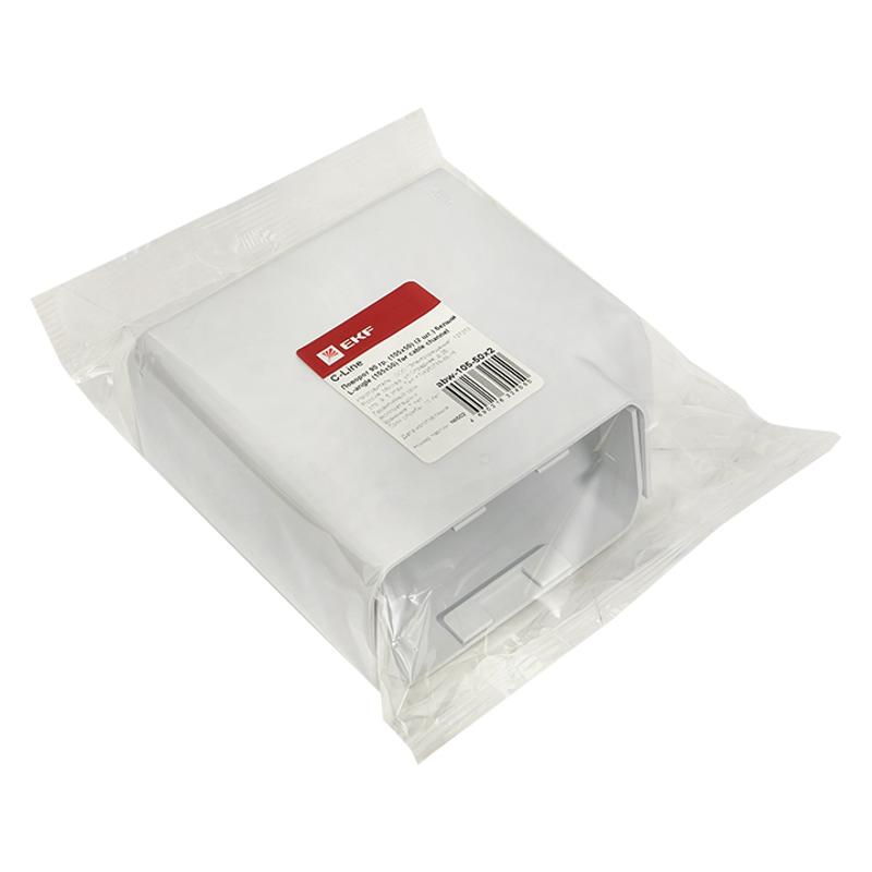 Поворот 90 гр. (105х50) (2 шт) C-Line Белый | abw-105-50x2 | EKF