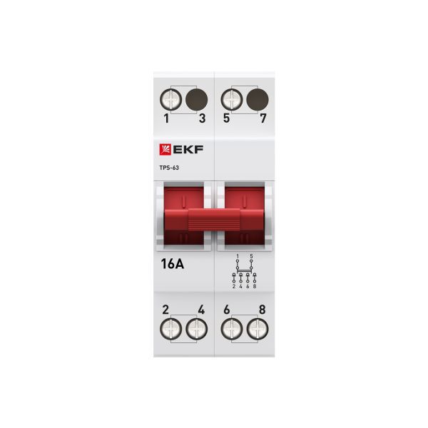 Переключатель трехпозиционный ТПС-63 2P 16А PROxima EKF TPS216