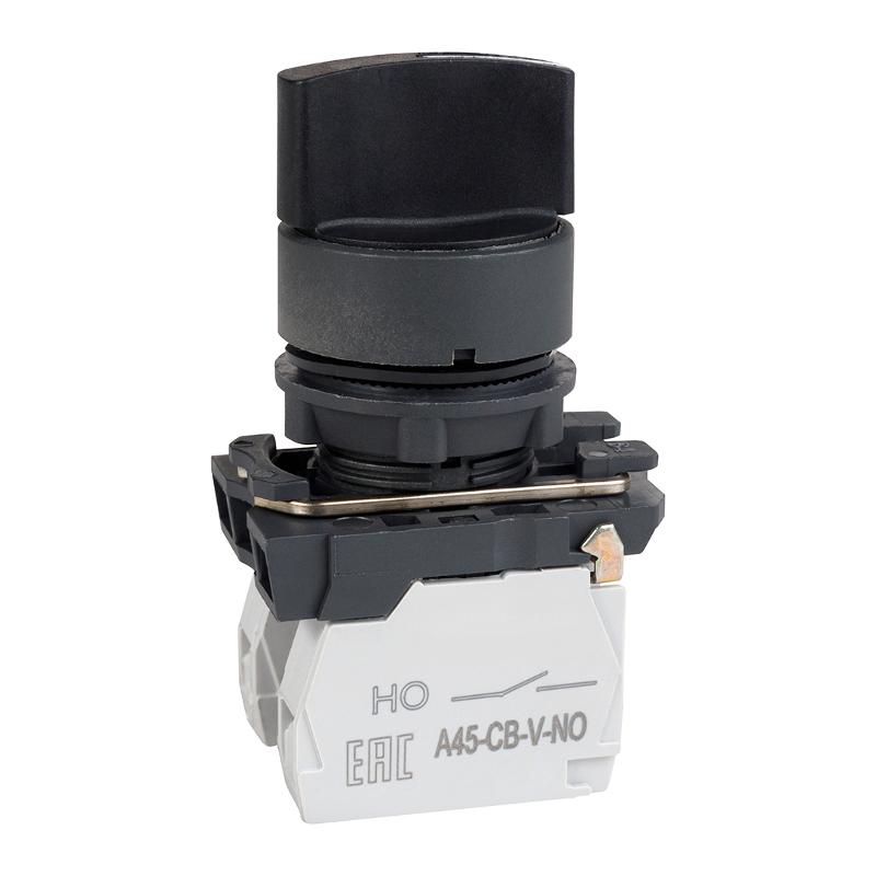 Переключатель OptiSignal D22 C5-S-21 2 положения пластик 1НО XB5AD21 |332183| КЭАЗ