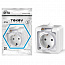 Розетка 1-м ОП Dita 16А IP54 250В с заземл. с прозр. крышкой бел. TOKOV ELECTRIC TKL-DT-R1Z-C01T-IP54