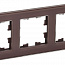 Рамка 3-м BRITE РУ-3-2-БрТБ стекло темн. бронза IEK BR-M32-G-K45