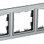 Рамка 3-м BRITE РУ-3-БрС сталь IEK BR-M32-K46
