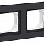 Рамка 2-м AtlasDesign Aqua IP44 карбон SE ATN441002