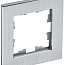 Рамка 1-м BRITE РУ-1-1-БрА металл алюм. IEK BR-M12-M-K47