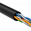Кабель витая пара U/UTP кат.5E 4х2х24AWG solid LSZH черн. (305м) (м) ITK LC3-C5E04-129