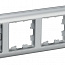 Рамка 4-м BRITE РУ-4-Бр алюм./алюм. IEK BR-M42-12-K47