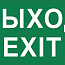 Пиктограмма (наклейка) "Выход-EXIT" ДПА IP20/54 | LPC10-1-24-09-VYHD | IEK