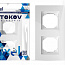 Рамка 2-м Pixel IP44 бел. TOKOV ELECTRIC TKE-PX-RM2-C01-IP44