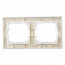 Рамка 2-м IP44 BRITE РУ-2-БрКр-44 беж. IEK BR-M22-44-K10