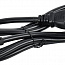 Кабель электропит. PDU 3х1.5 2м с разъемами С13-C14 ITK PC-C13C14-2M