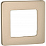 Рамка 1-м СП Inspiria IP20 шампань IEK 673938