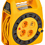 Удлинитель на катушке 3х15м с заземл. Industrial УК15 2P+PE 3х1.5кв.мм USBх2 LED термозащита IEK IN-KP24-16-03-15-UL