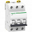 Выключатель автоматический трехполюсный iK60 6А C 6кА | A9K24306 | Schneider Electric