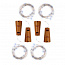Гирлянда DC-G04-20WS4 пробки 20LED 3x(LR44/LR1154/AG13/G13) (в компл.) (уп.4шт) бел. ФАZА 5047952