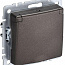 Розетка BRITE РСбш10-3-БрТБ 16А IP20 с заземл. защ. шторки с крышкой механизм бронза IEK BR-R16-16-K45