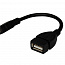 Кабель USB OTG mini USB на USB шнур 0.15м черн. Rexant 18-1181
