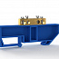 Шина нулевая на DIN-изоляторе 6х9мм 4 отвер. латунь TOKOV ELECTRIC TKE-BCB-69-4-DIN/N