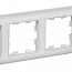 Рамка 4-м BRITE РУ-4-БрАБ арктич. бел./бел. IEK BR-M42-12-K91