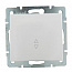 Переключатель проходной 1-кл. СП Rain IP20 механизм бел. LEZARD 703-0288-105