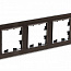 Рамка 3-м AtlasDesign Nature стекло мокко SE ATN320603