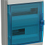 Корпус КМПн-24 TEKFOR IP65 син. прозр. дверь пластик. IEK TF5-KP72-N-24-65-K03-K07